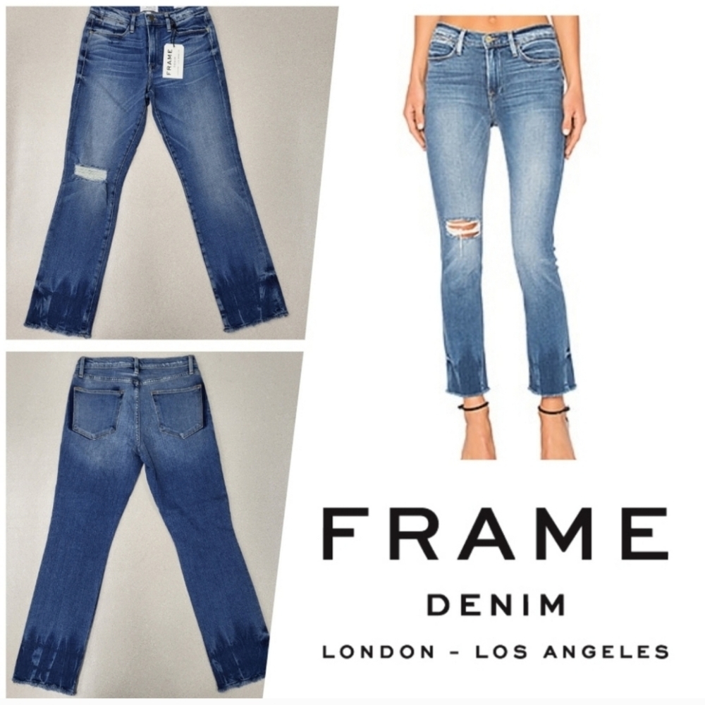 Frame Denim Le High Straight in Merriweather NWT - 27